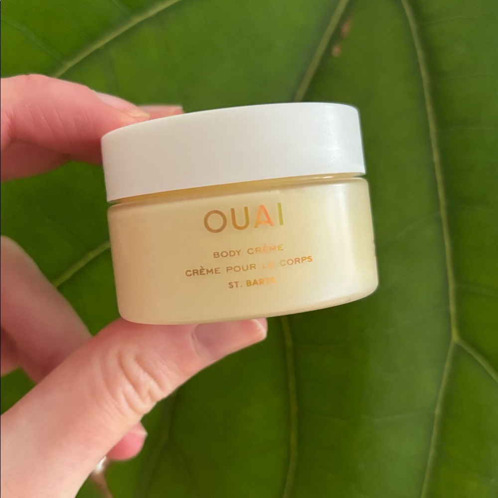 OUAI St. Barts Moisturizing Body Cream Coconut Oil Squalane Deluxe Sample NEW